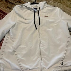 Vintage white Reebok windbreaker